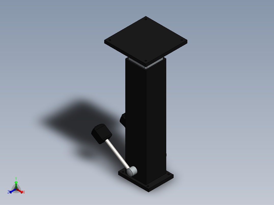 升降机正等轴测图