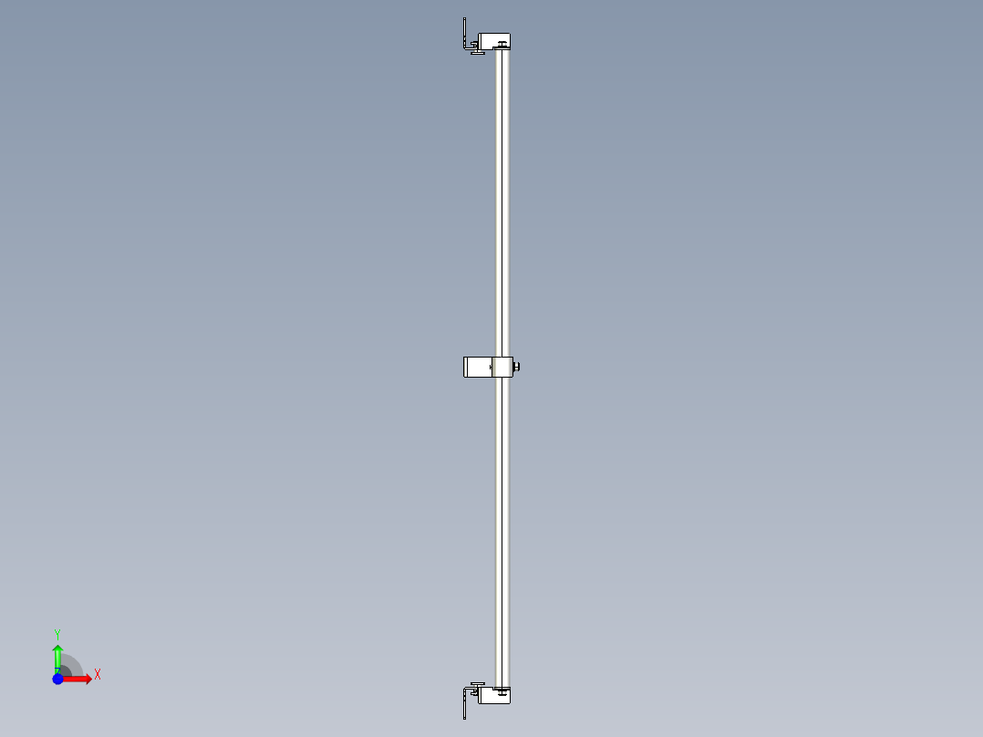 基恩士SL-JB79_side-mount_kc图纸模型前视图