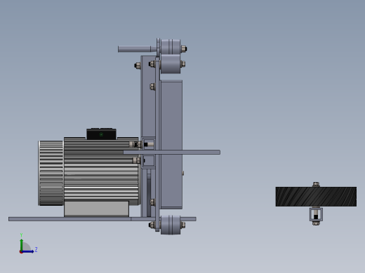DIY砂带磨光机2左视缩略图