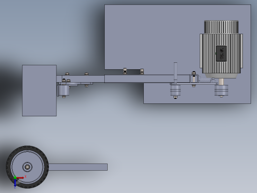 DIY砂带磨光机2俯视缩略图