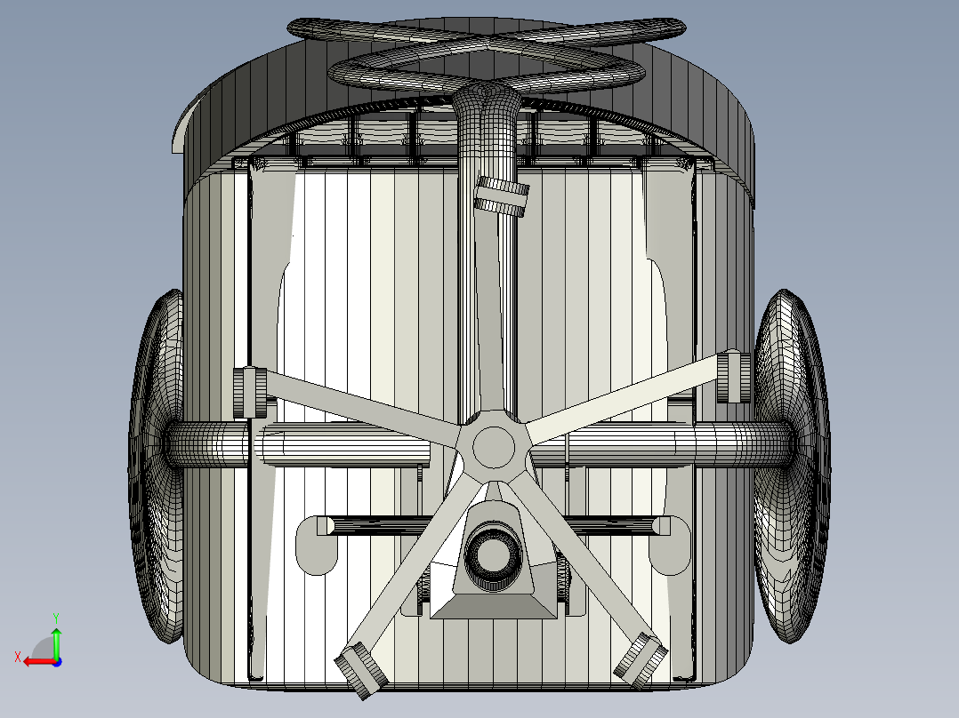 办公扶手椅 MICHEL MAN后视图