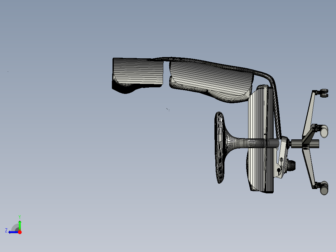 办公扶手椅 MICHEL MAN右视图