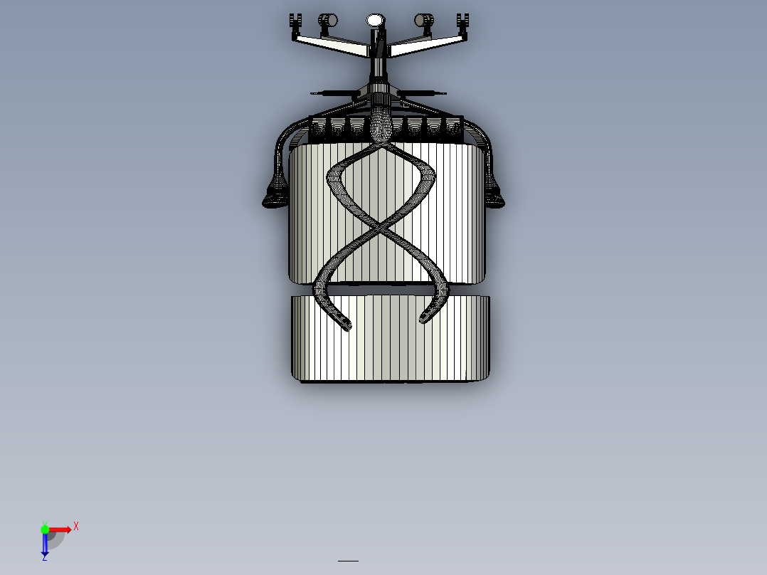 办公扶手椅 MICHEL MAN俯视图