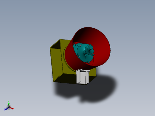 JX208-立式电驱动自动饲料混合搅拌机设计【含三维SolidWorks】正等轴测缩略图