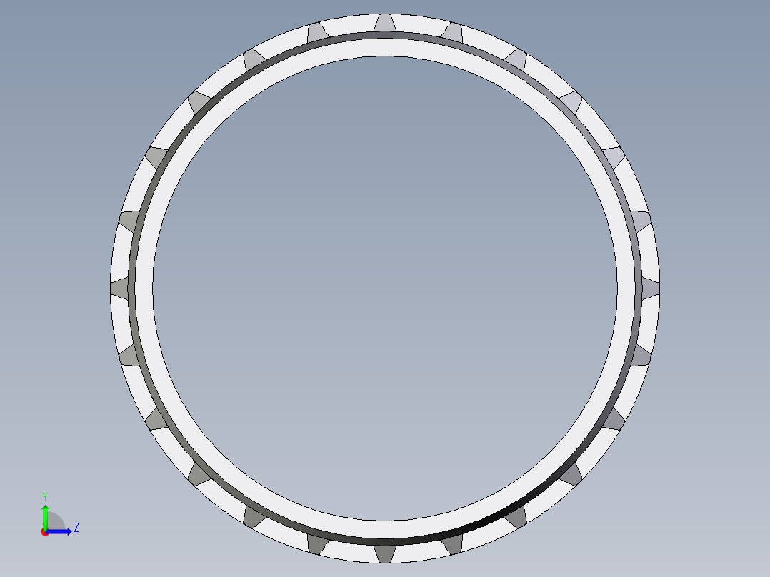 卡套式工业通用硬管接头Progressive_stop_ring_PSR22LX左视图