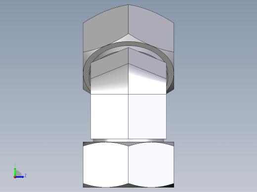 卡套式工业通用硬管接头EO_Swivel_nut_45_deg_elbow_EV38ZS71左视缩略图