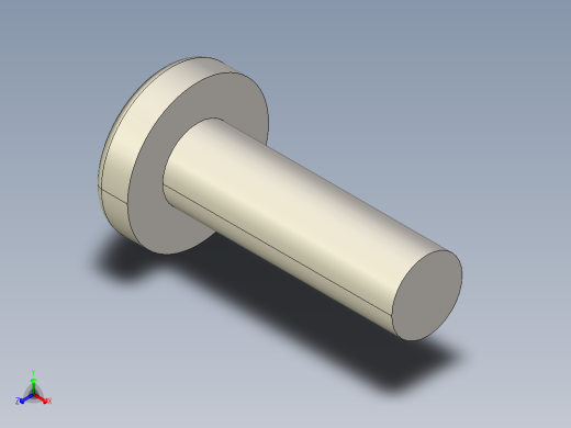 螺丝 M4 十字盘头-M4x13 Screw head.STEP正等轴测缩略图