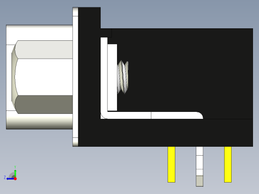 circuit-board-d-sub-conn-串口连接器右视缩略图