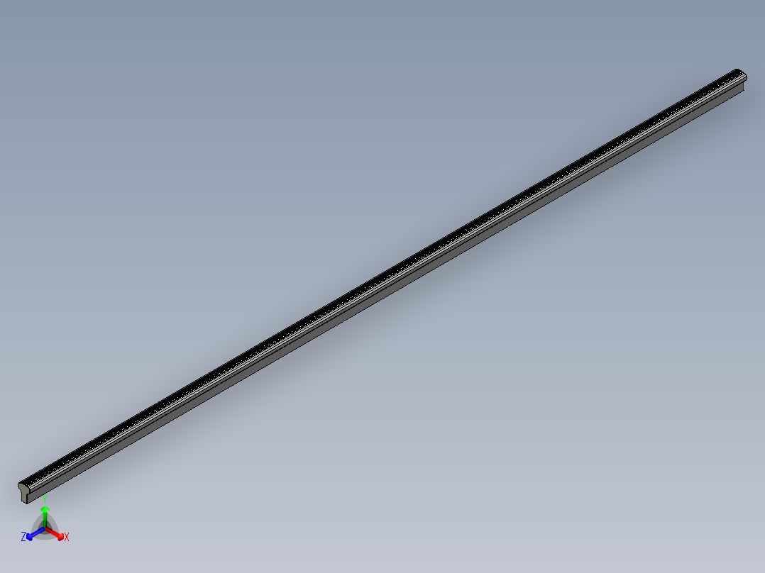 取手(鋁合金)(B)AL-3D多系列多零件图纸模型主视图