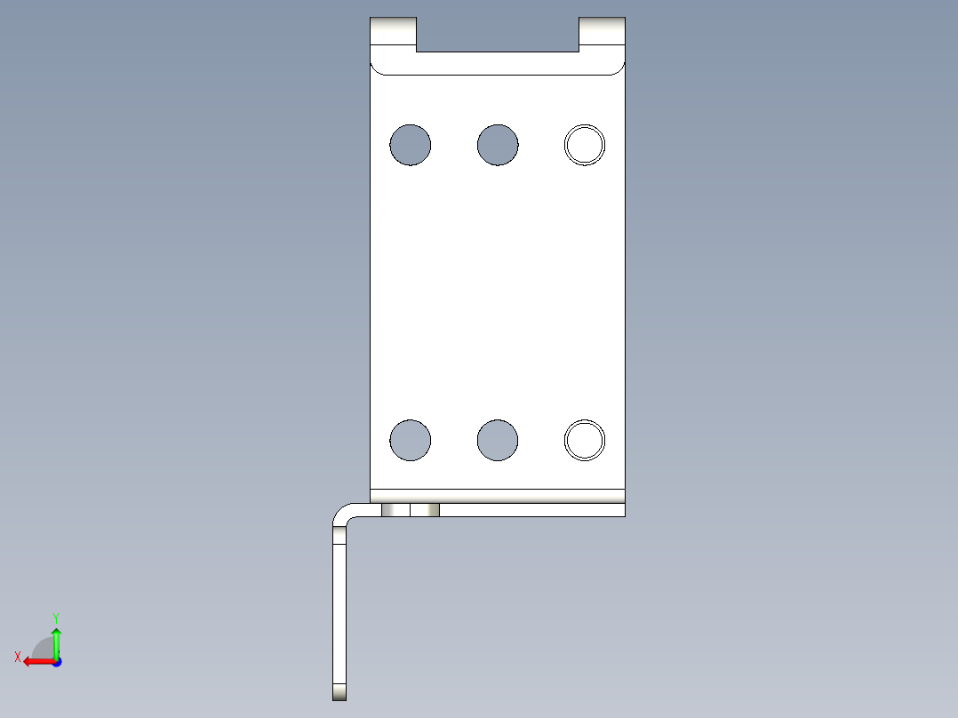 基恩士PZ-B32_kc图纸模型后视图