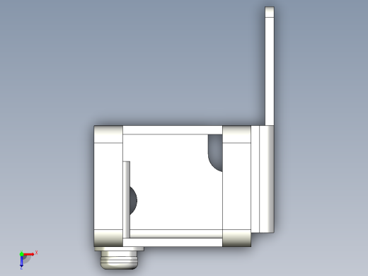 基恩士PZ-B32_kc图纸模型俯视缩略图