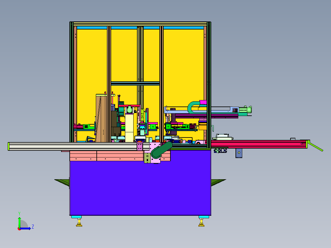 智能电表拍照引导高速打螺丝机左视图