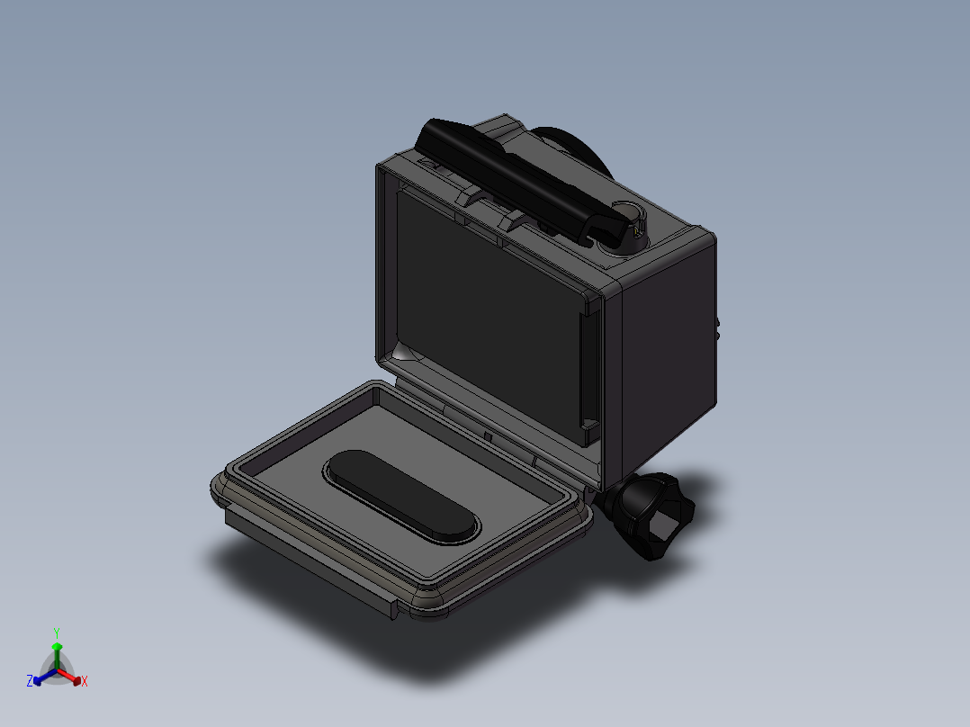 GOPro相机正等轴测图