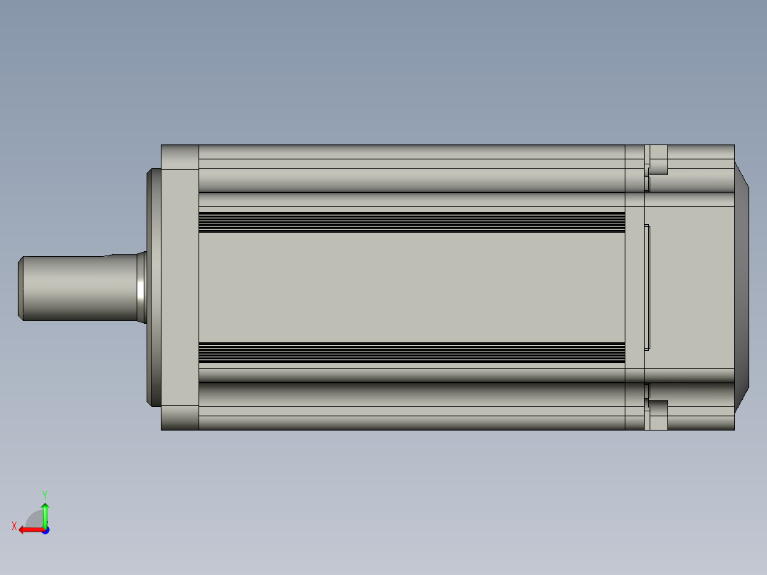 低压伺服电机MF3S-60CS30B1-504后视图