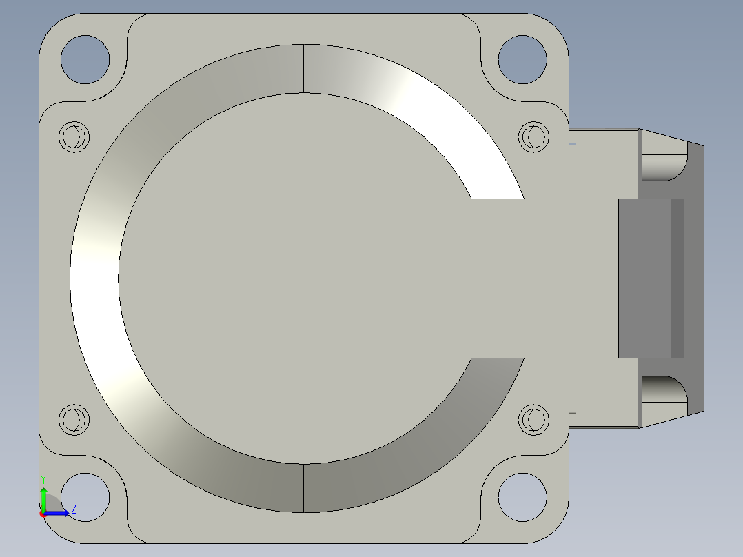低压伺服电机MF3S-60CS30B1-504左视图