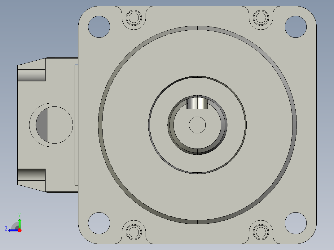低压伺服电机MF3S-60CS30B1-504右视图