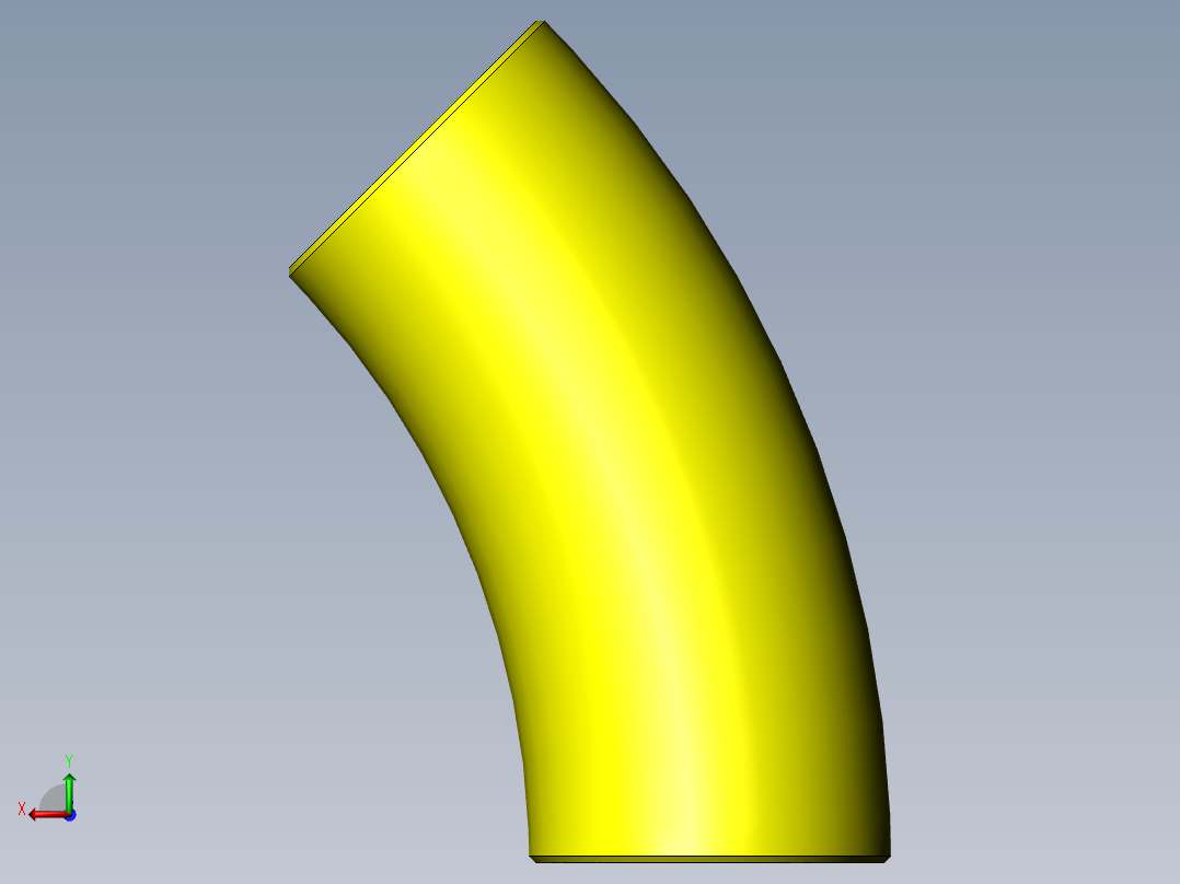 45deg 3r inch elbow后视图