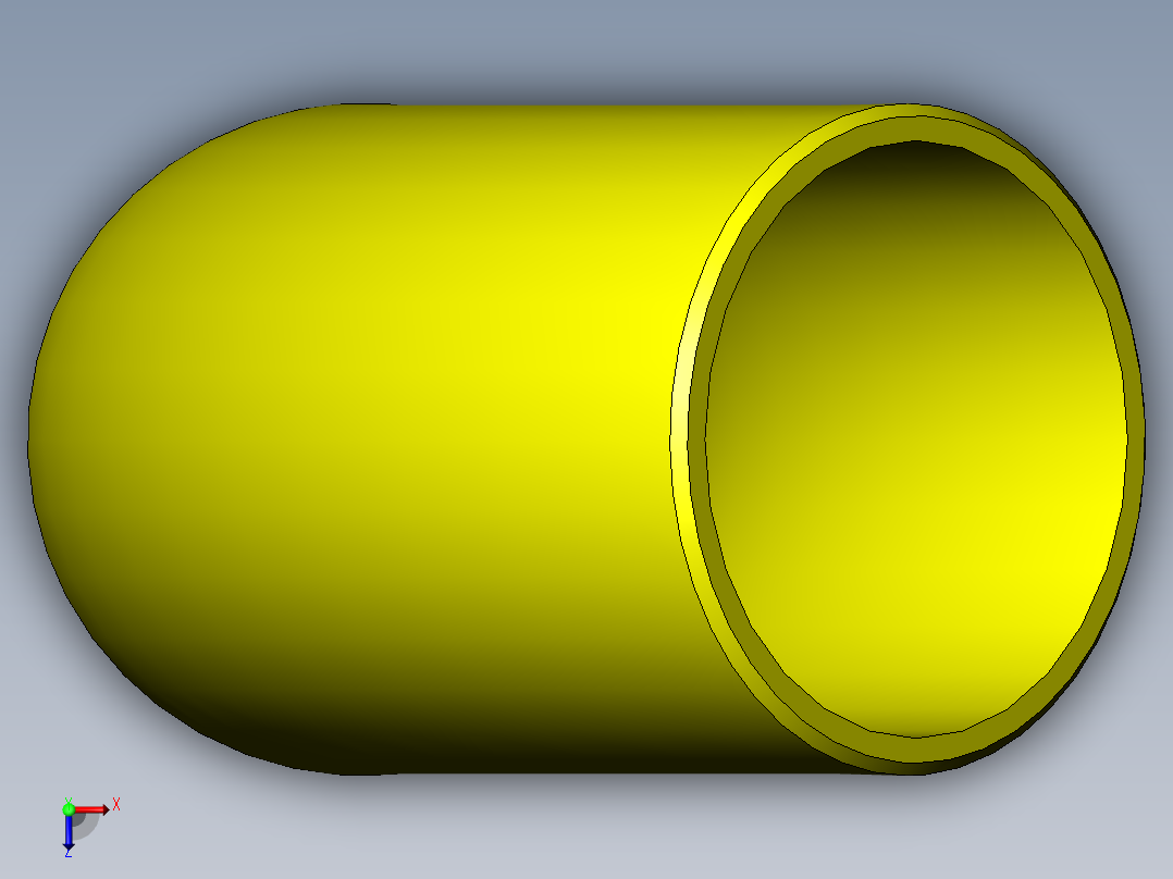 45deg 3r inch elbow俯视图