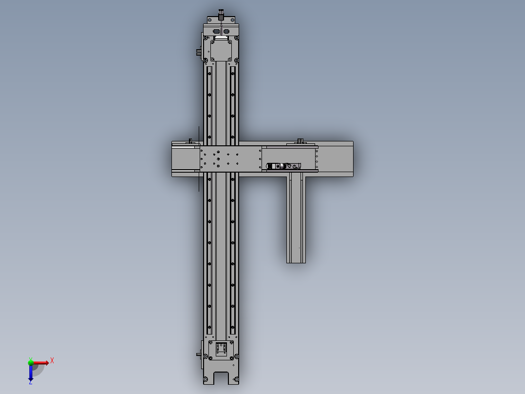 层叠式自动捡砖机设计俯视图