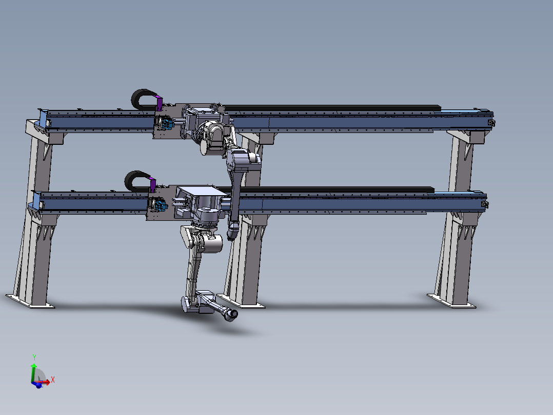 负载500kg单臂双层桁架sw18可编辑