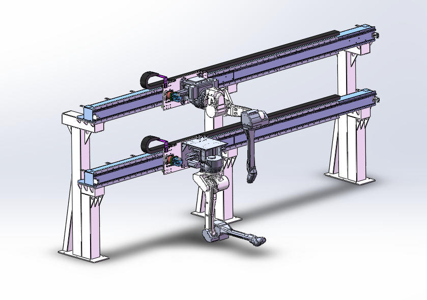 负载500kg单臂双层桁架sw18可编辑
