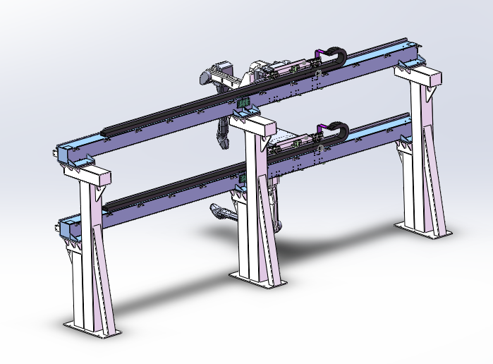 负载500kg单臂双层桁架sw18可编辑