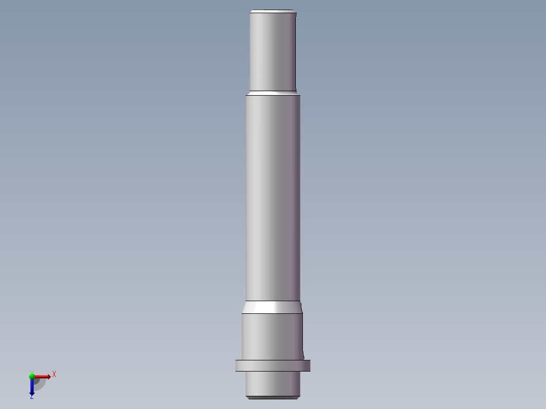 输出轴加工工艺分析俯视图