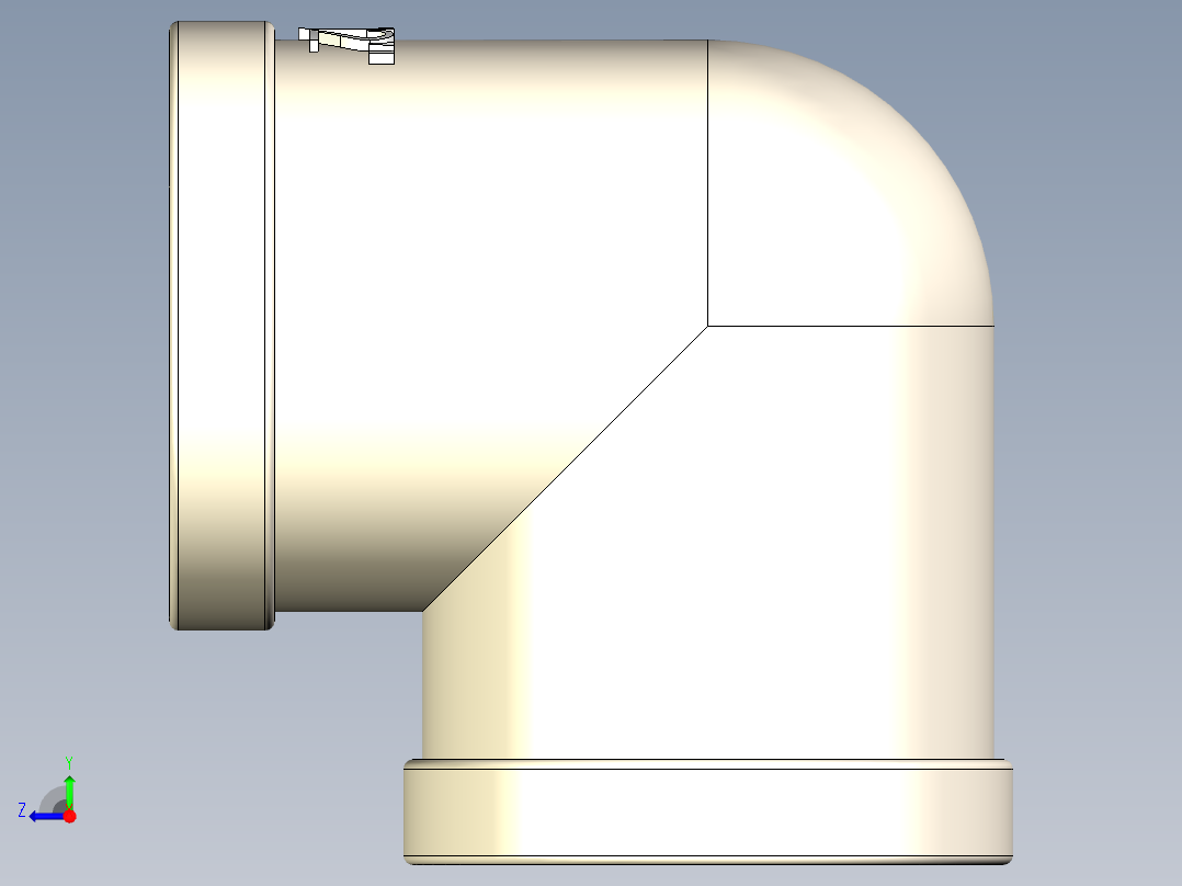 B2004010-鼓形洗手盆  鼓形制造的洗手盆右视图