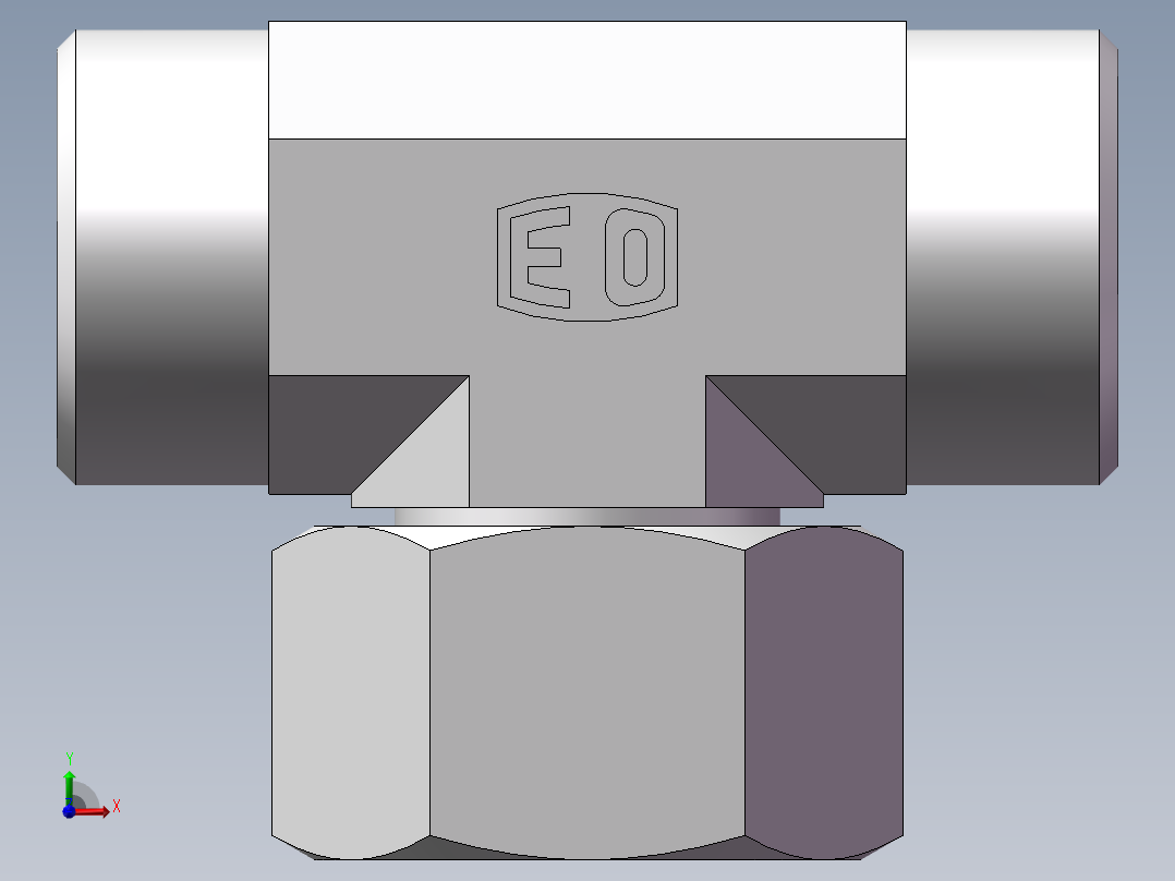 BC+BD 三通组合接头、BC-30前视图