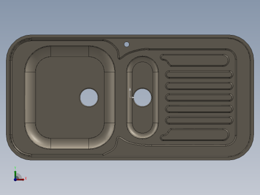 厨房水槽前视缩略图