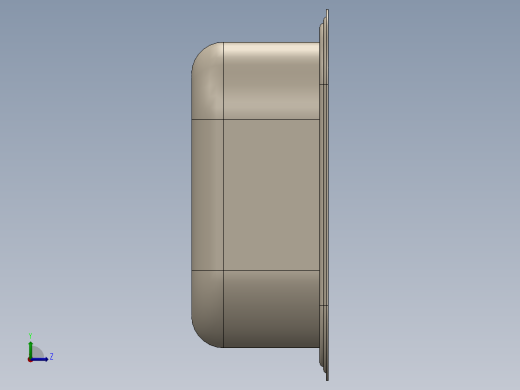 厨房水槽左视缩略图