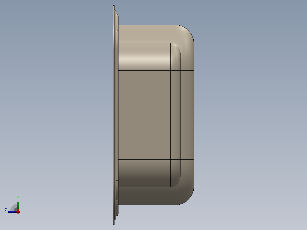 厨房水槽右视图