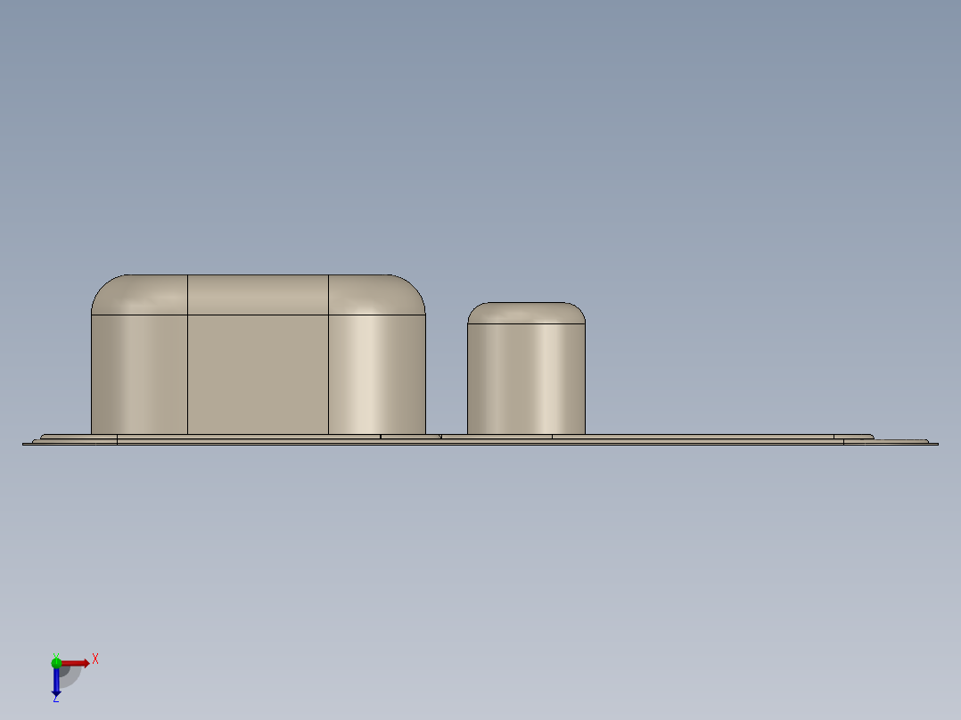 厨房水槽俯视图