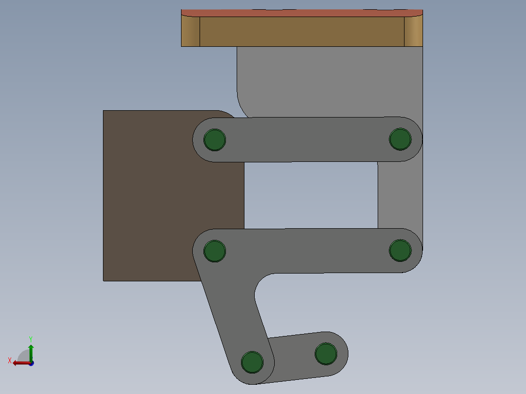 气体膨胀井筒l零部件后视图