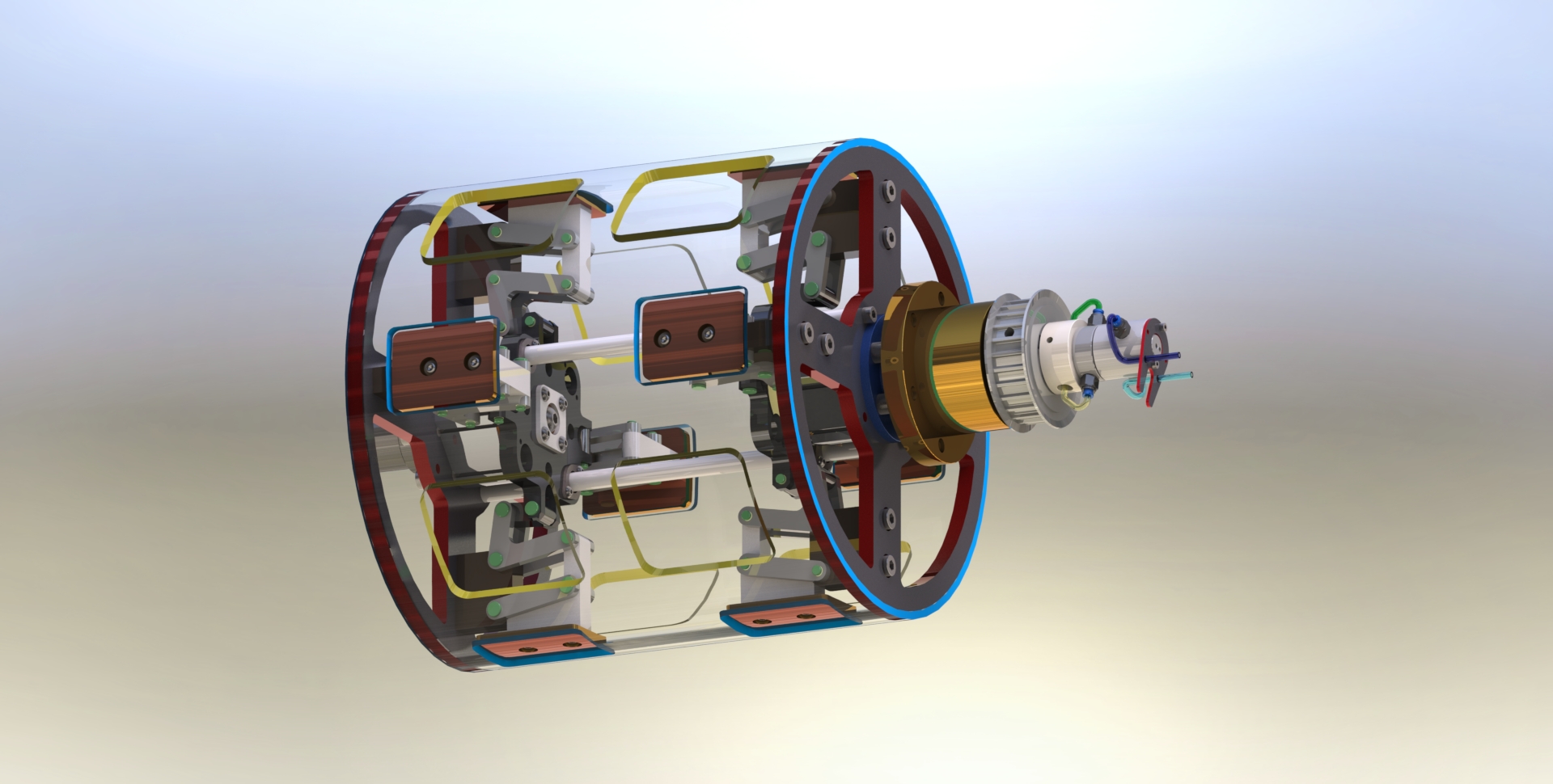 气体膨胀井筒l零部件