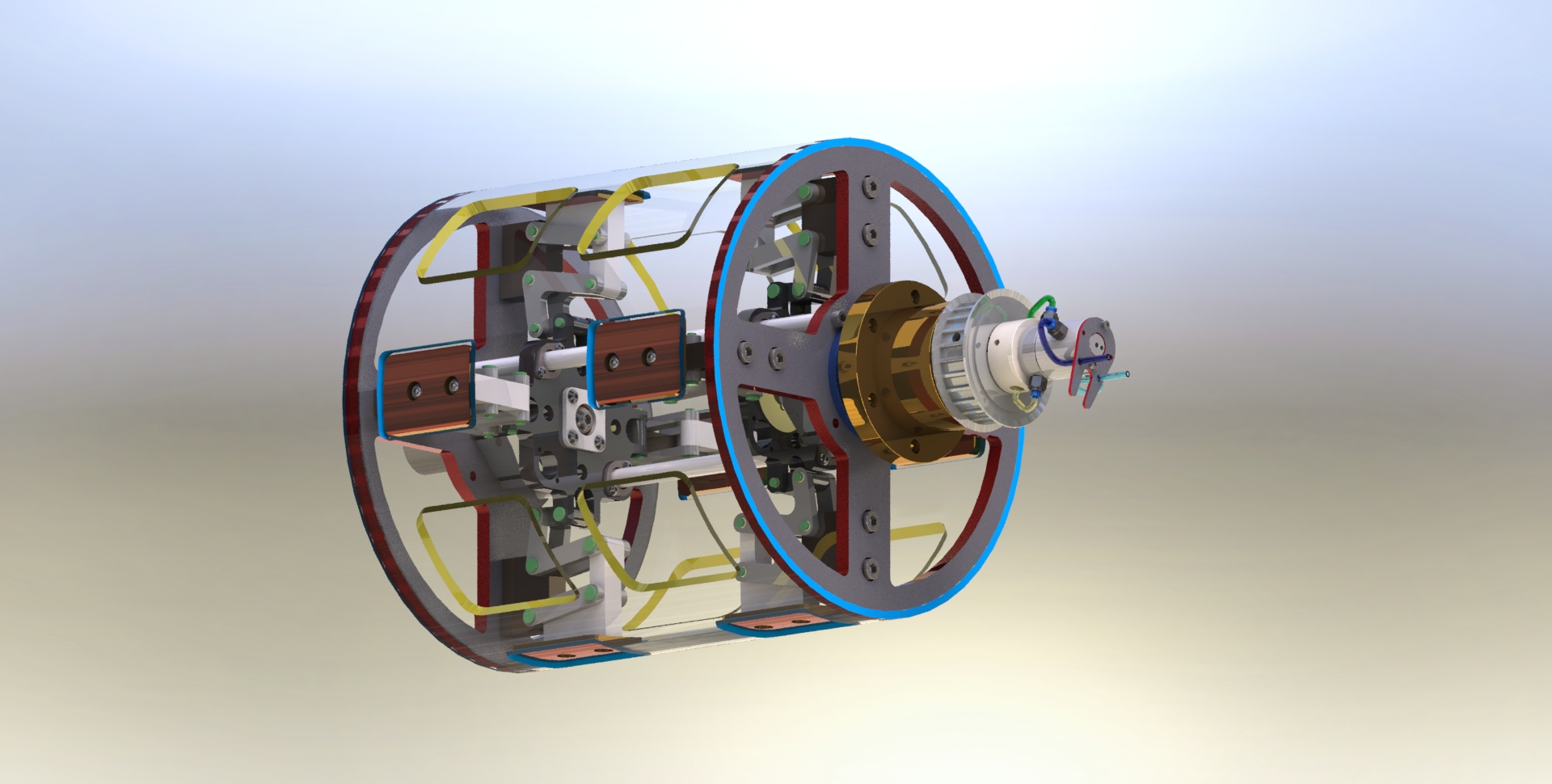 气体膨胀井筒l零部件