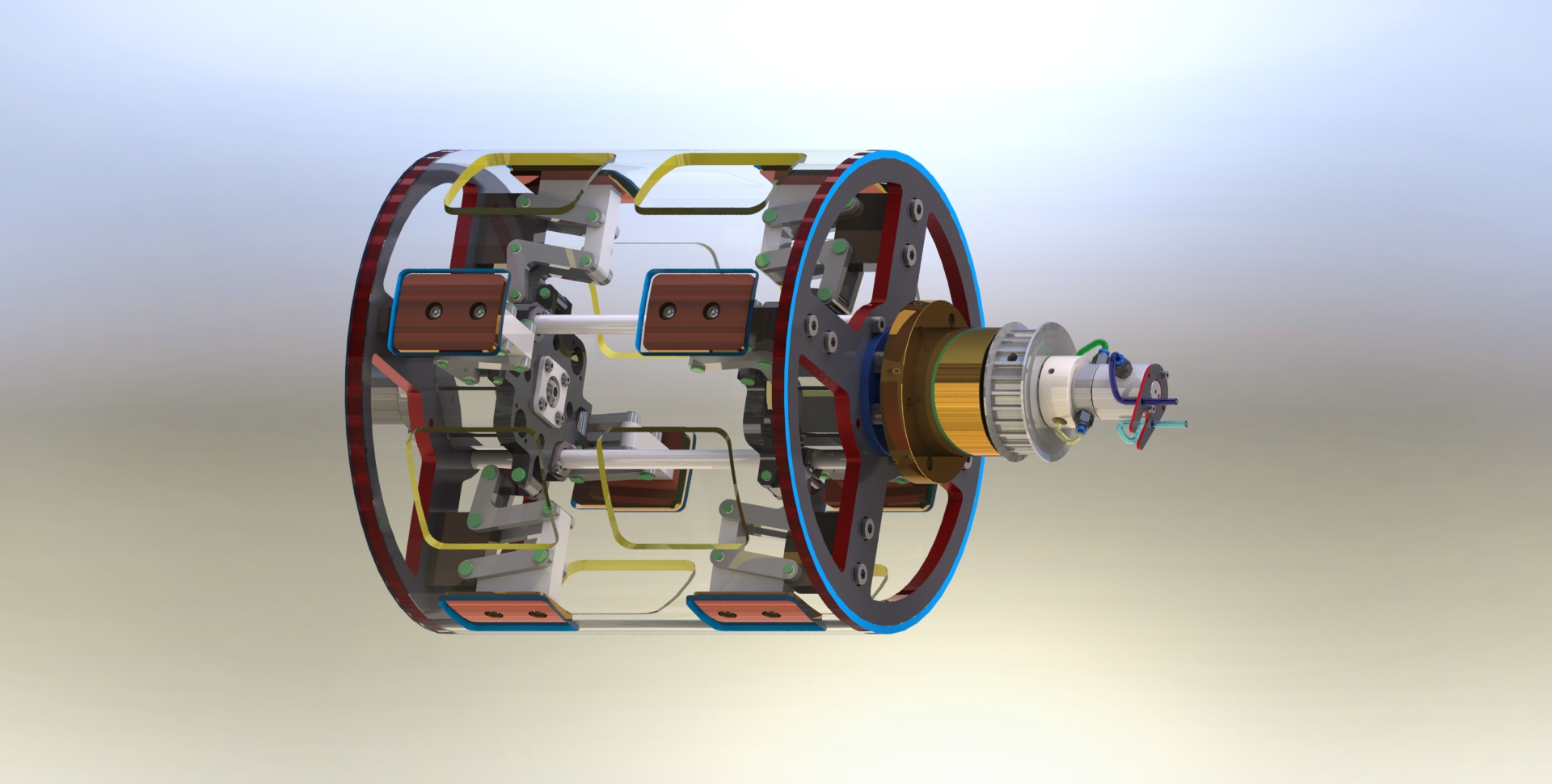 气体膨胀井筒l零部件