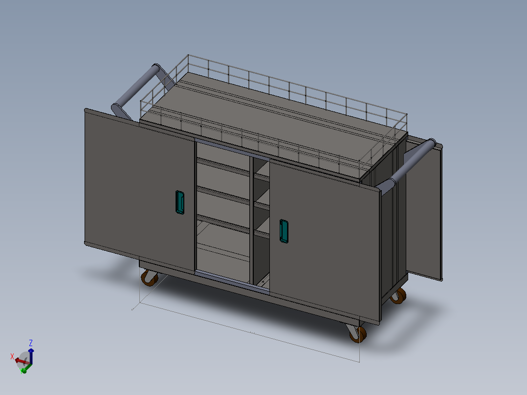 货架、中转推车