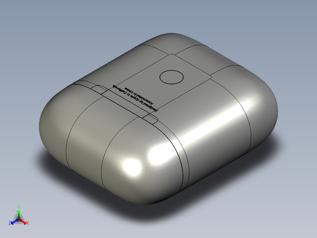 苹果airpods 189正等轴测图