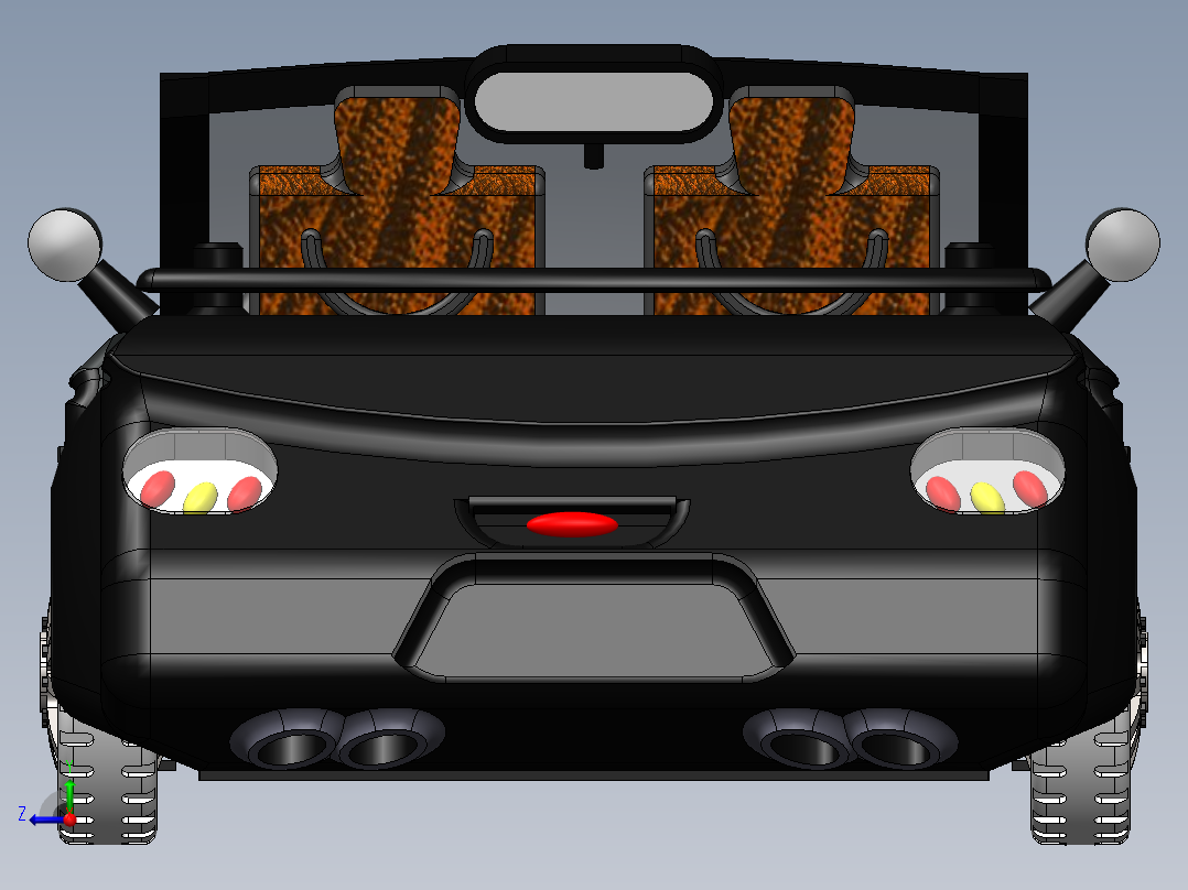 模型汽车右视图