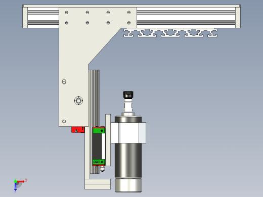 cnc3018铣床俯视缩略图