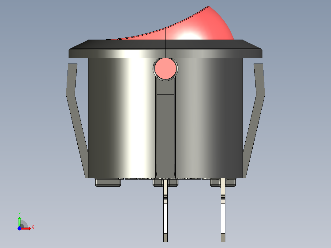 A0004052-圆形电源开关前视图