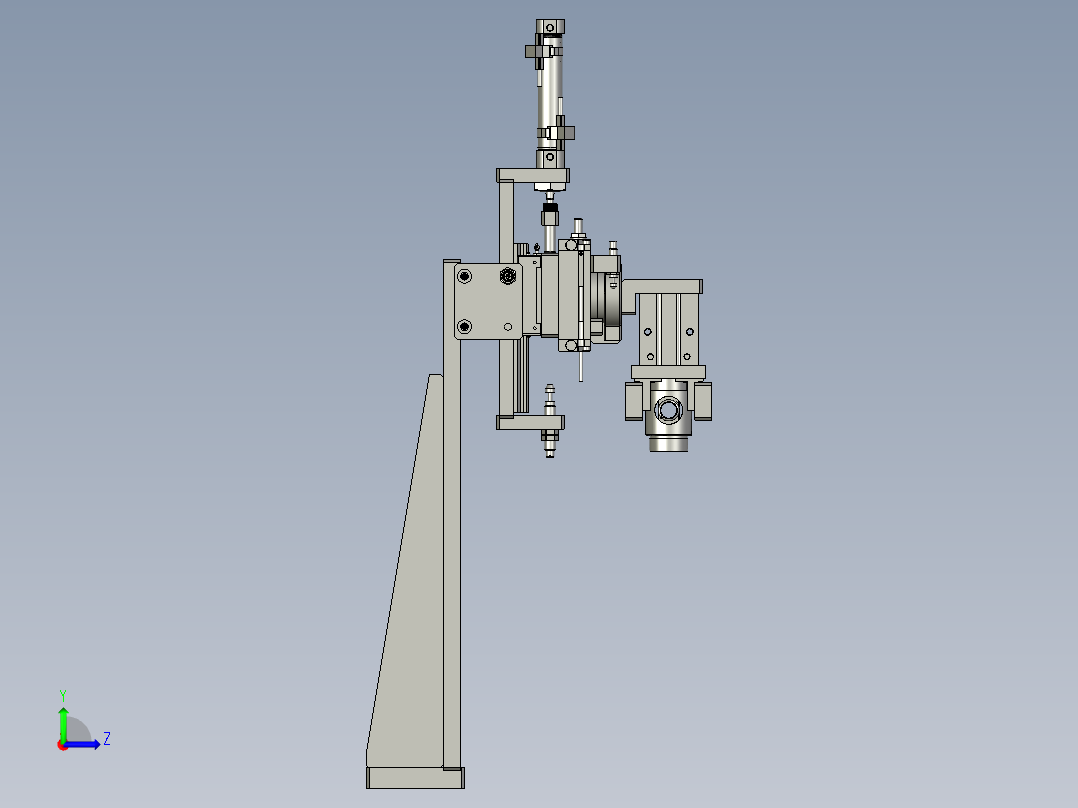 中节搬运放入组件左视图