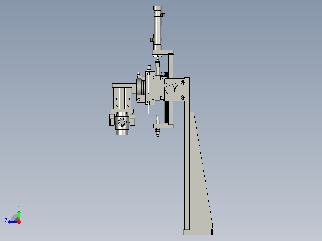 中节搬运放入组件右视图