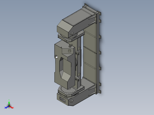 焊接翻转旋转工作台正等轴测缩略图