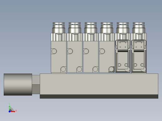M4GD180-C6-E2C-6-3电磁阀组前视缩略图