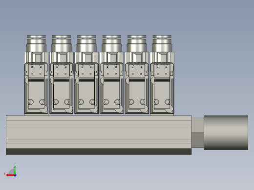 M4GD180-C6-E2C-6-3电磁阀组后视缩略图