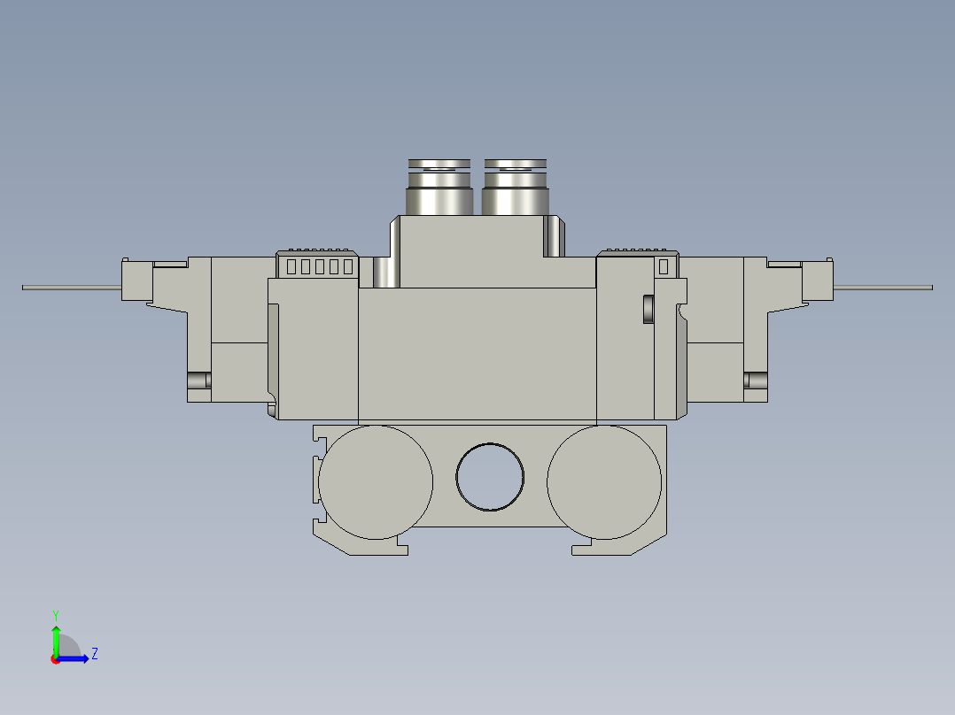 M4GD180-C6-E2C-6-3电磁阀组左视图