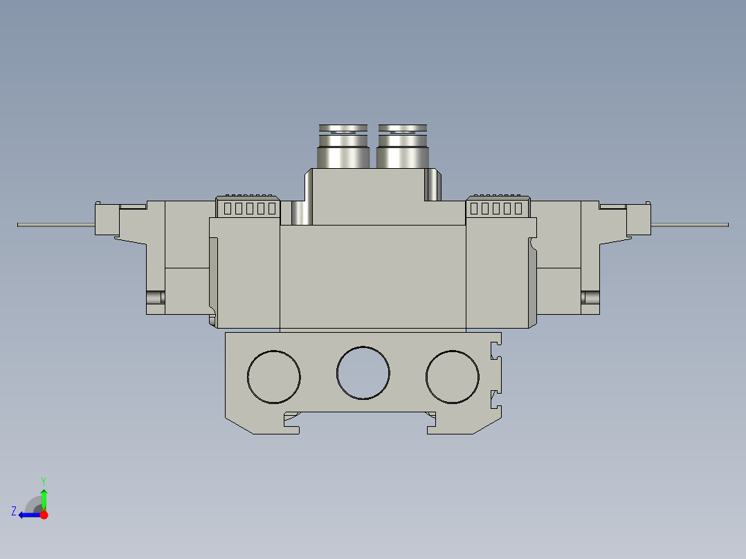 M4GD180-C6-E2C-6-3电磁阀组右视图