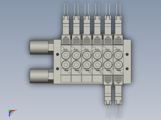 M4GD180-C6-E2C-6-3电磁阀组俯视缩略图